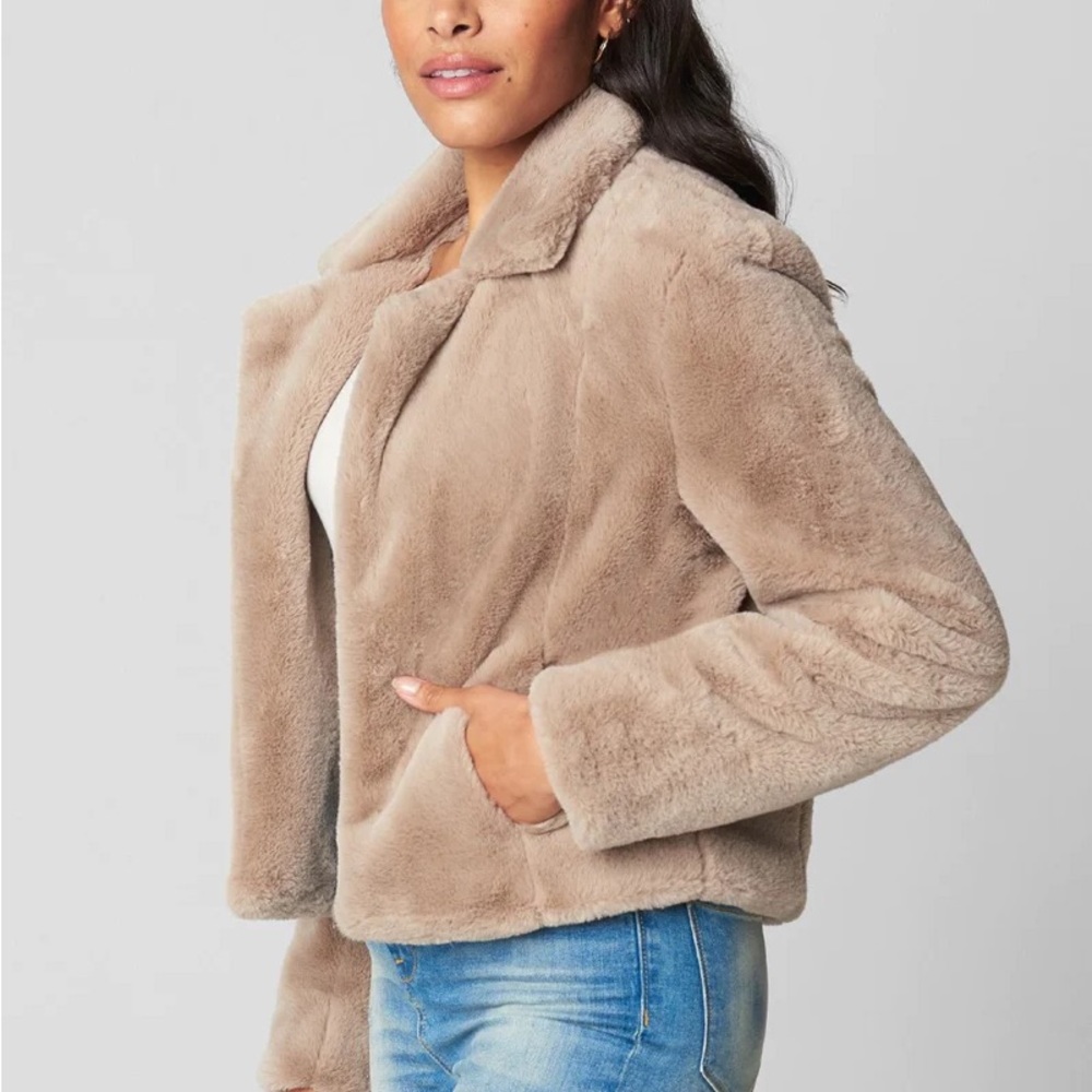 Blank NYC fur jacket